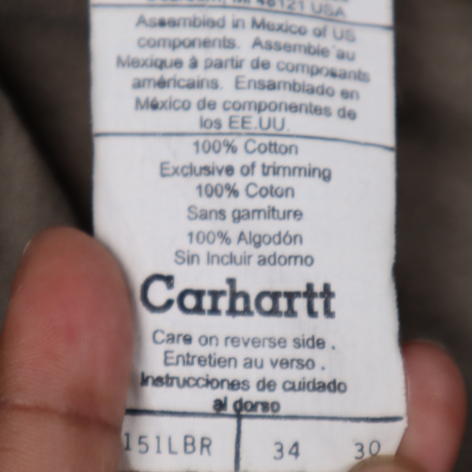 Y2K Brown Carhartt Carpenter Pants 5246