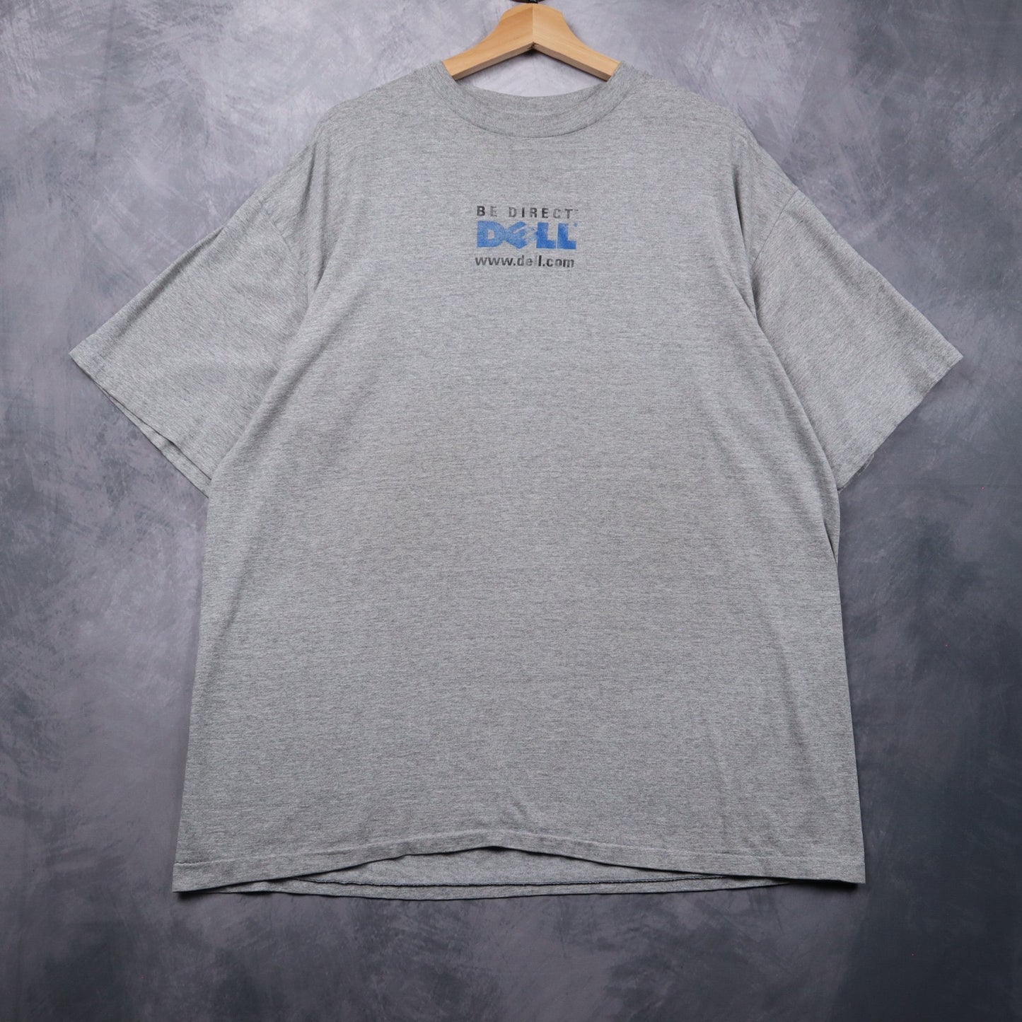 90s Gray Dell 'Be Direct' Promo Shirt 4673