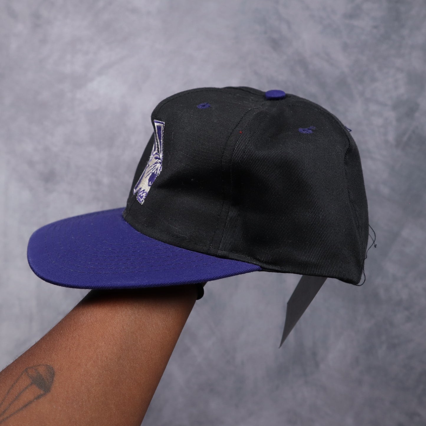 1996 Black Northwestern Wildcats Pasadena Rosebowl Snapback Hat 5563