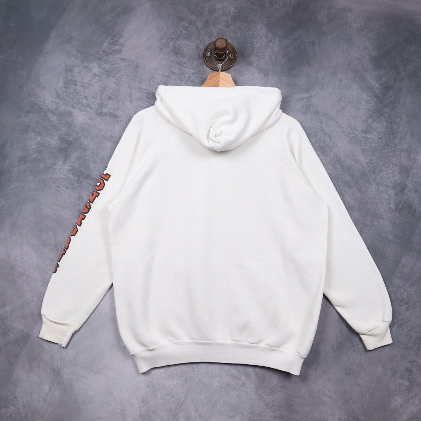 90s White Texas Longhorns Hoodie 5624