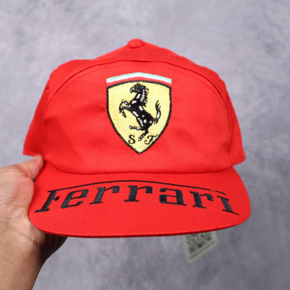 90s Red Ferrari Hat 7344