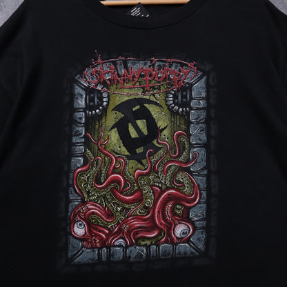 Y2K Black Skinny Puppy Tentacles Shirt 5440