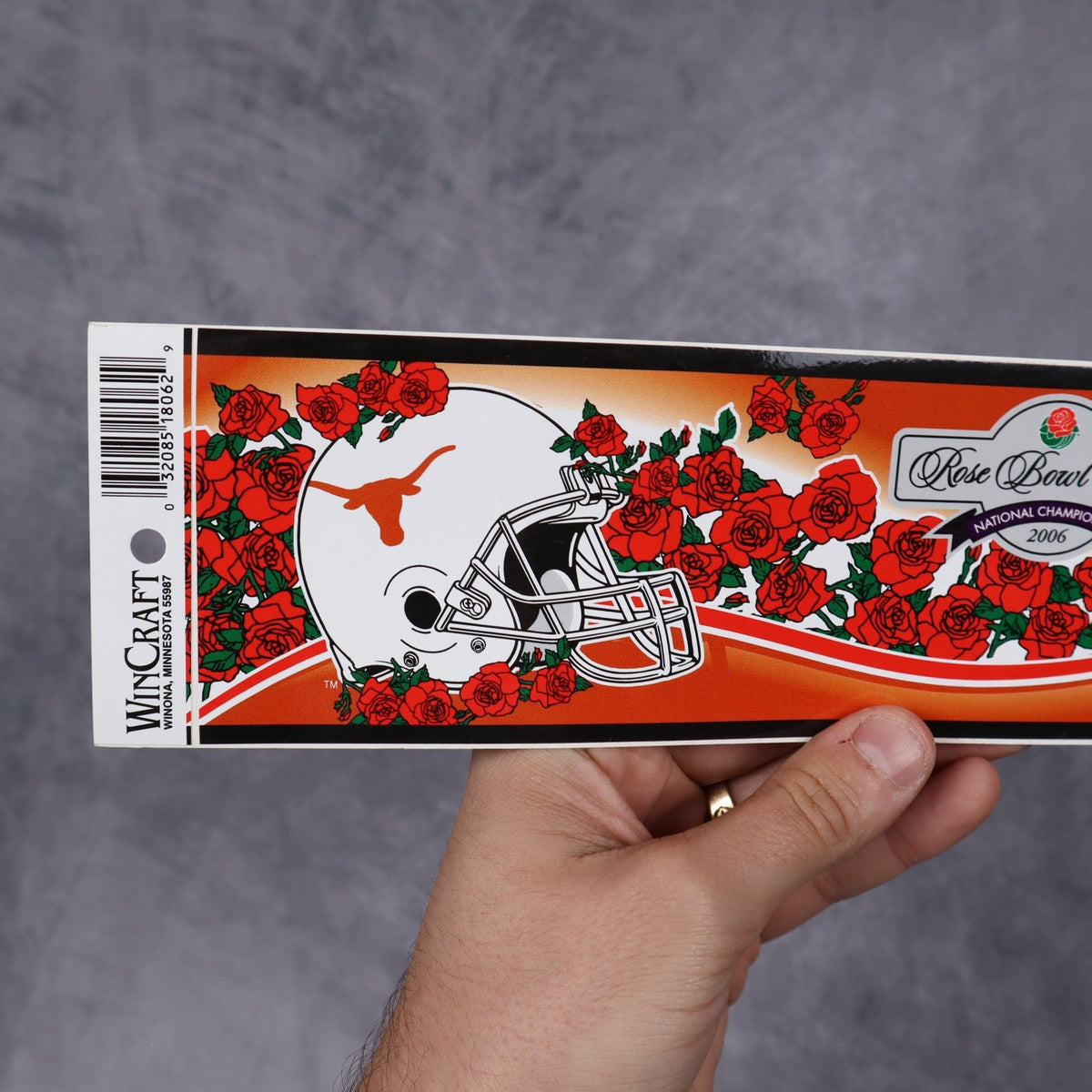 2005 Texas Longhorns Rose Bowl Bumper Sticker 5961