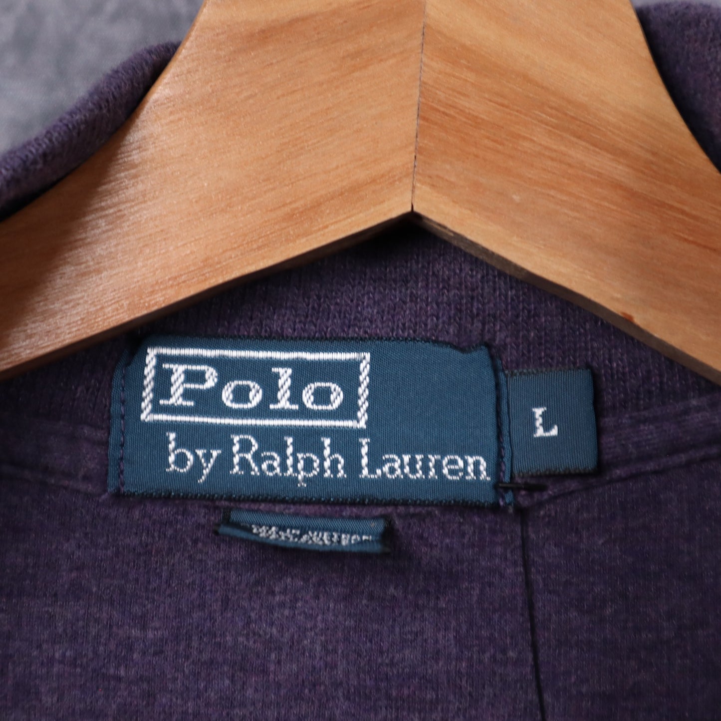 Y2K Purple Polo Ralph Lauren Quarter Zip Sweater 5402
