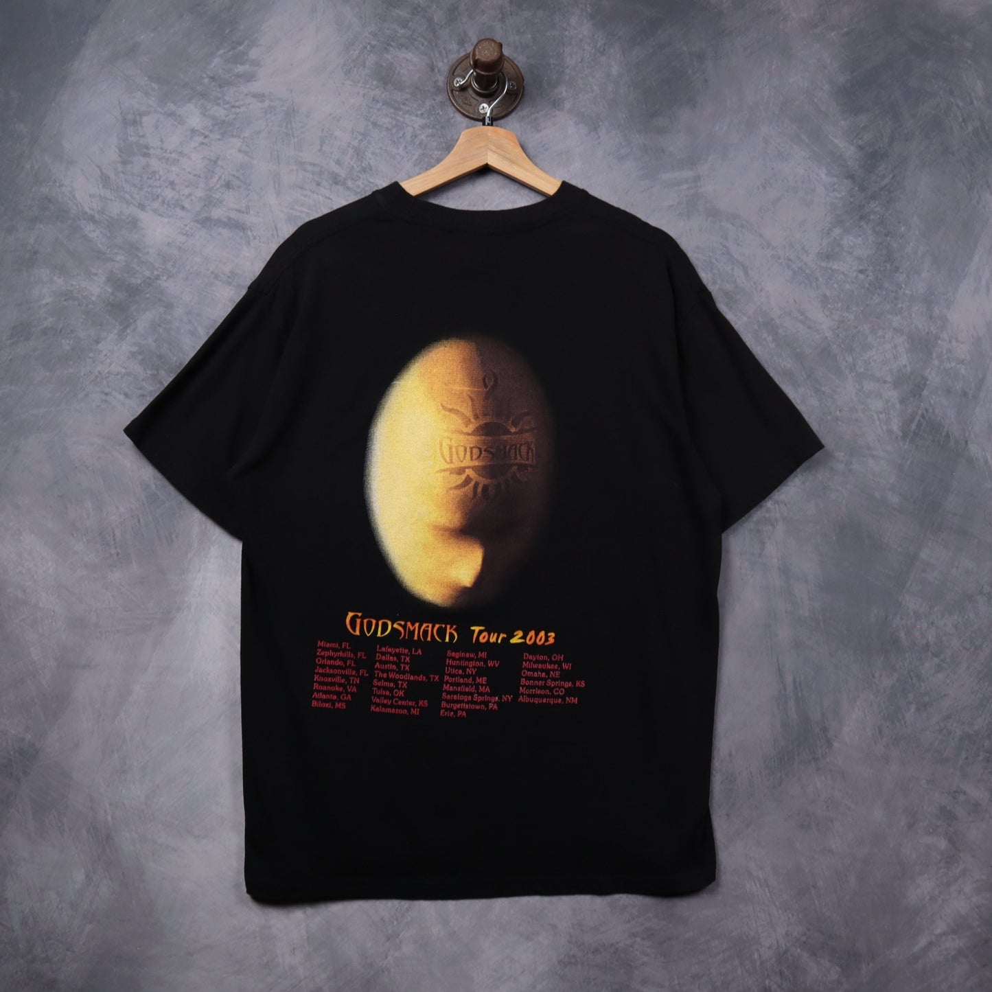2003 Black Godsmack Tour Shirt 5329