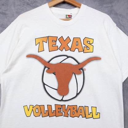 1998 White Texas Longhorns Volleyball Regional Finalist Shirt 5759