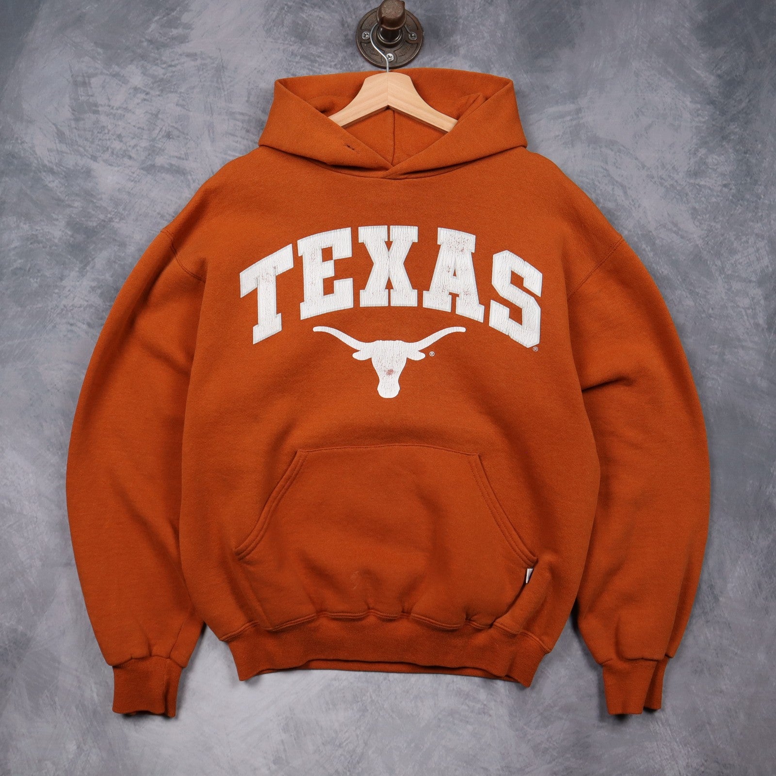 00s Burnt Orange Texas Longhorns Hoodie 5619
