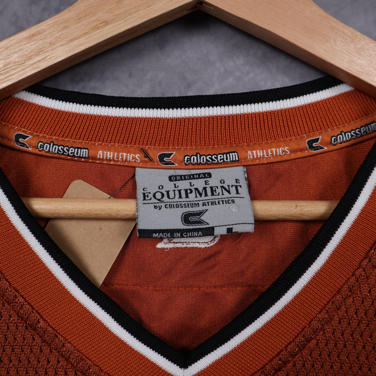 00s Burnt Orange Texas Longhorns #34 Colosseum Jersey 5883