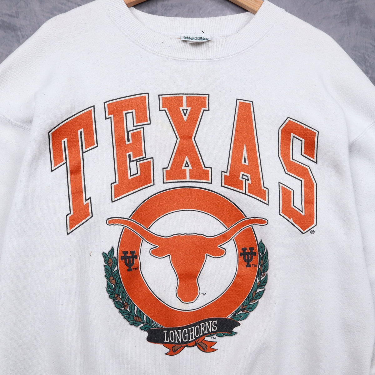 90s White Texas Longhorns Crewneck Sweatshirt 5696