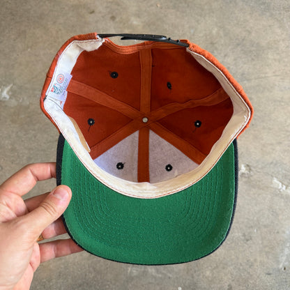 90s Burnt Orange Texas Longhorns Snapback Hat 5800