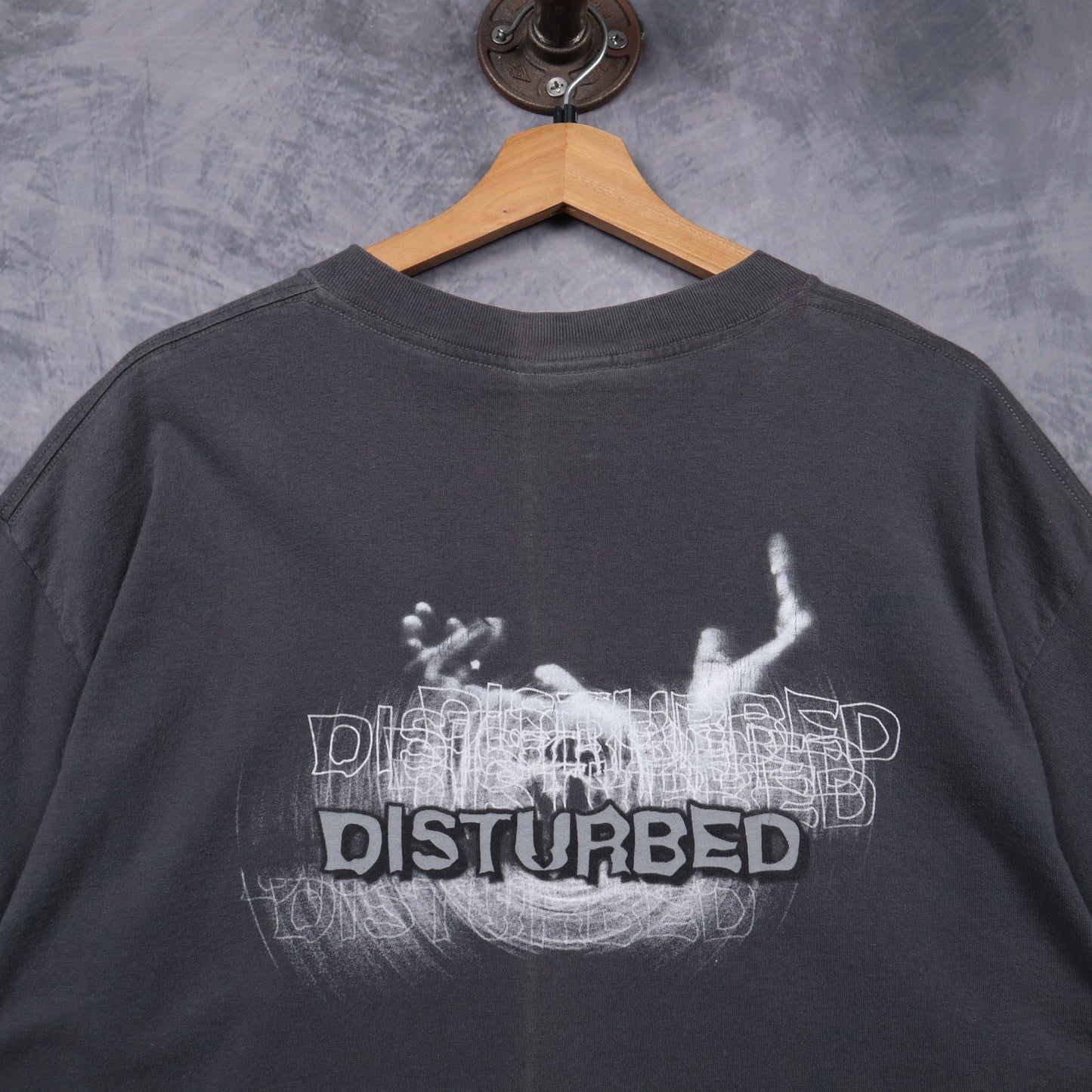 90s Grey Disturbed Skull Shirt 4941