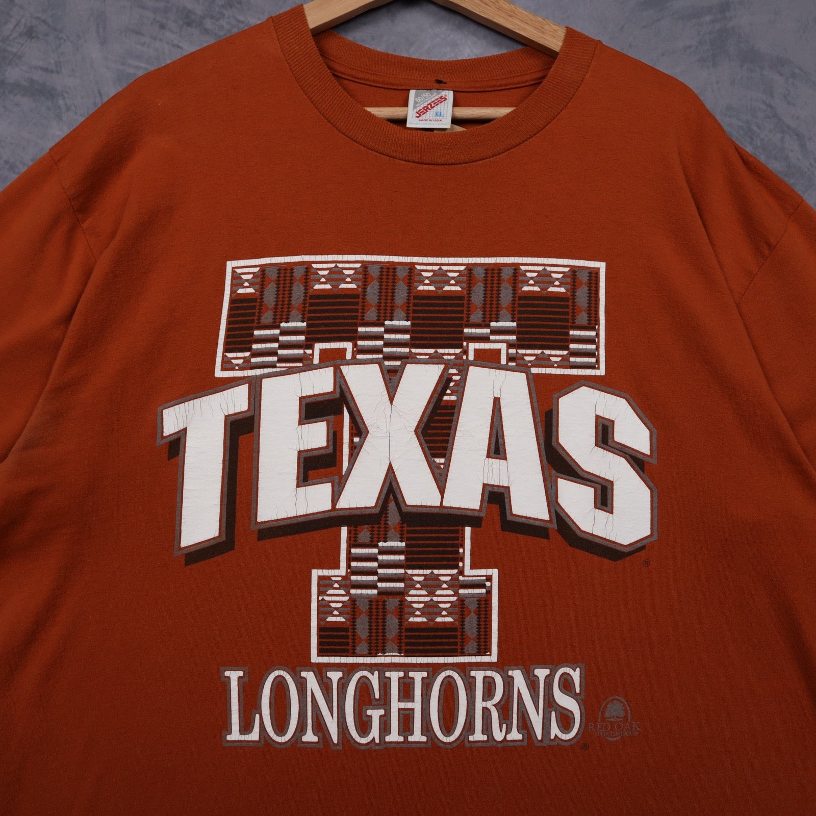 90s Burnt Orange Texas Longhorns Shirt 5860