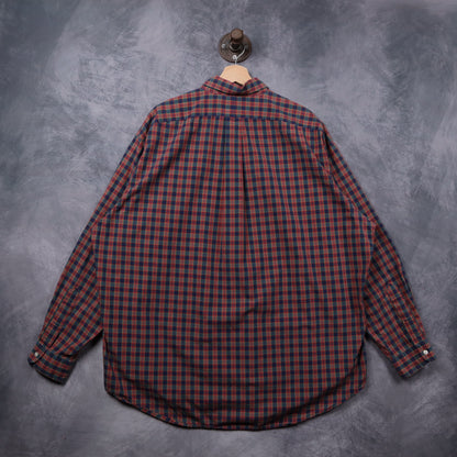 90s Red Plaid Ralph Lauren Blake Long Sleeve Button Up Shirt 5408