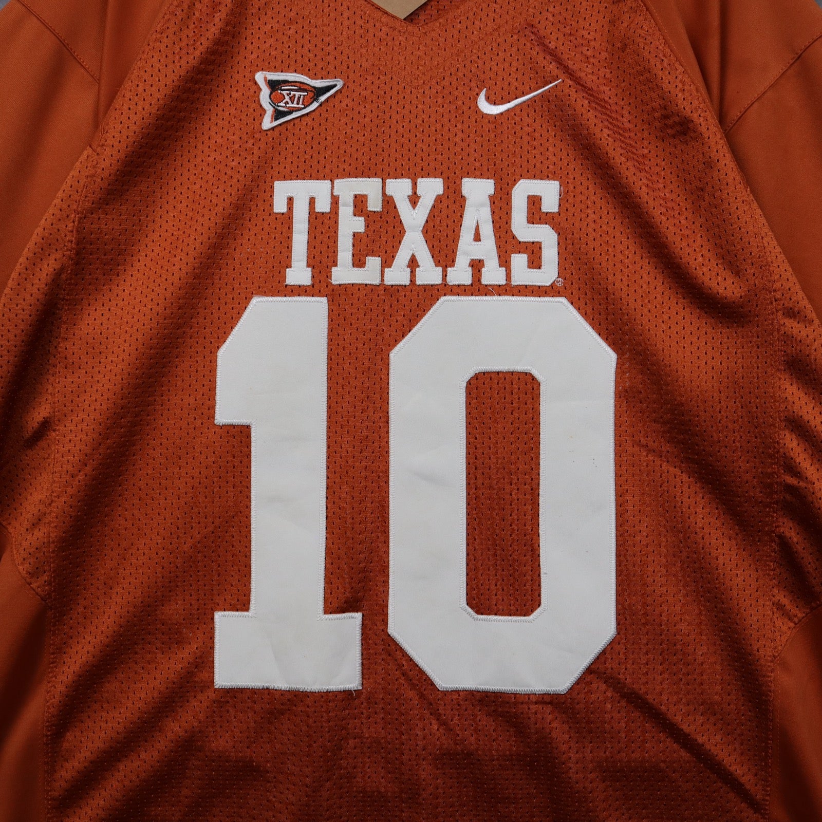 00s Orange Nike Texas Longhorns Vince Young #10 Jersey 5885