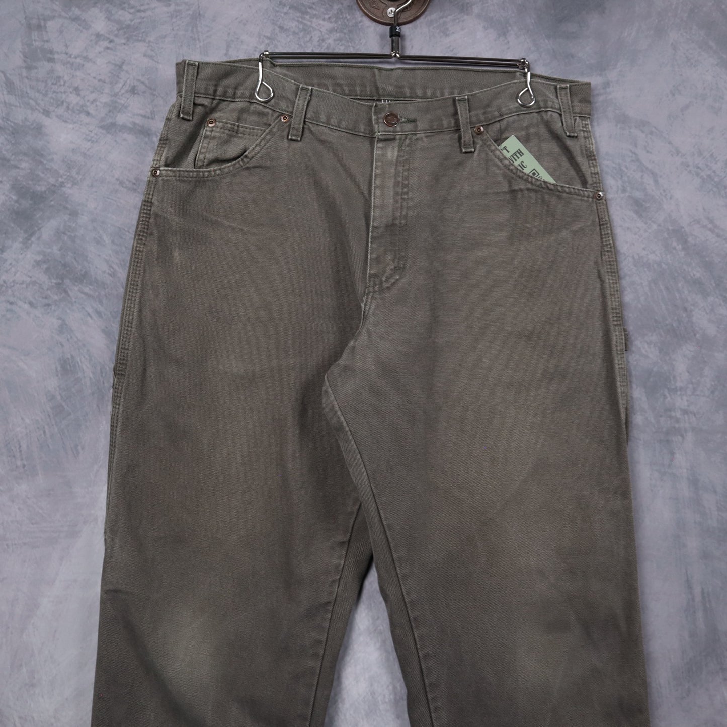 Early 2010s Olive Green Dickies Carpenter Pants 5243