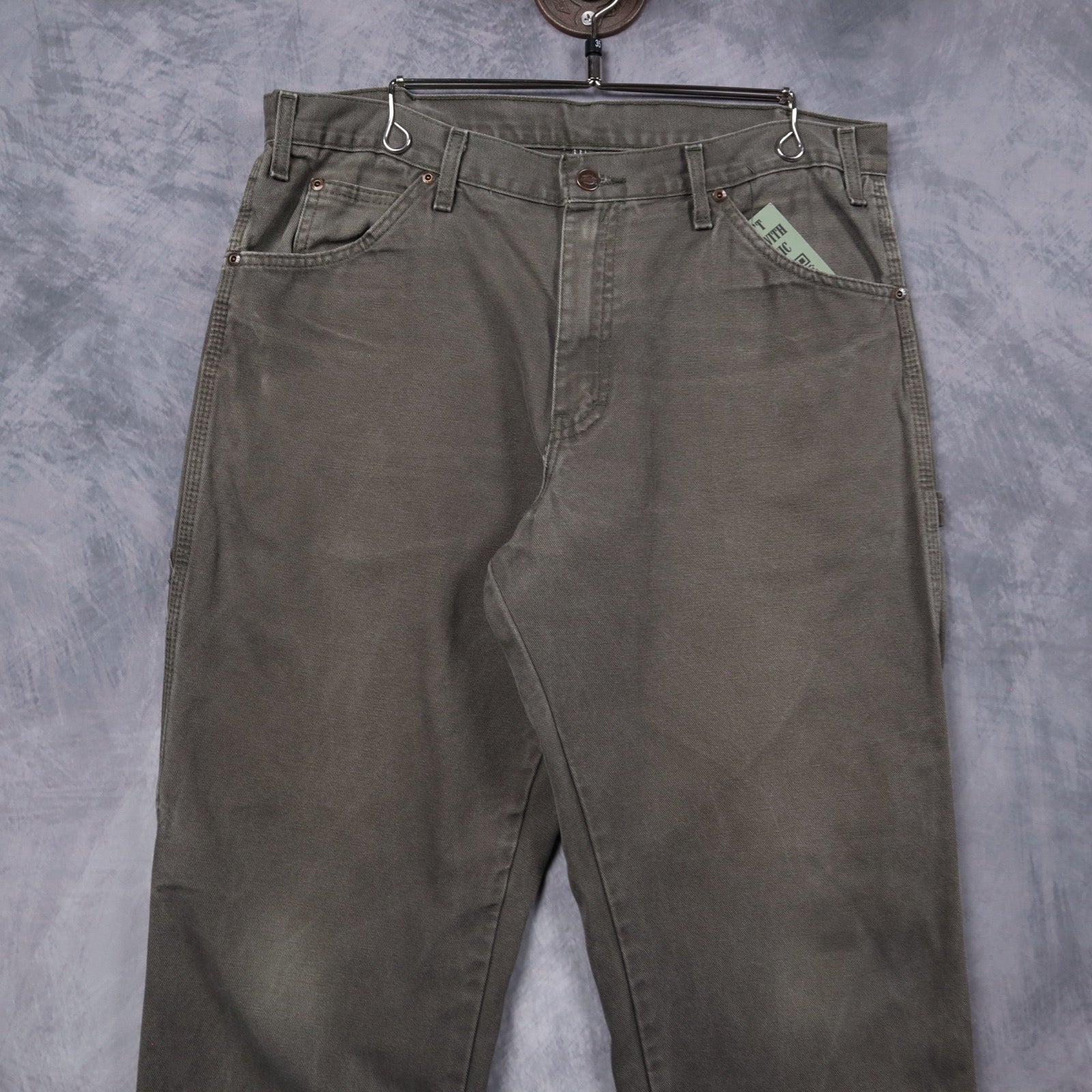 Early 2010s Olive Green Dickies Carpenter Pants 5243
