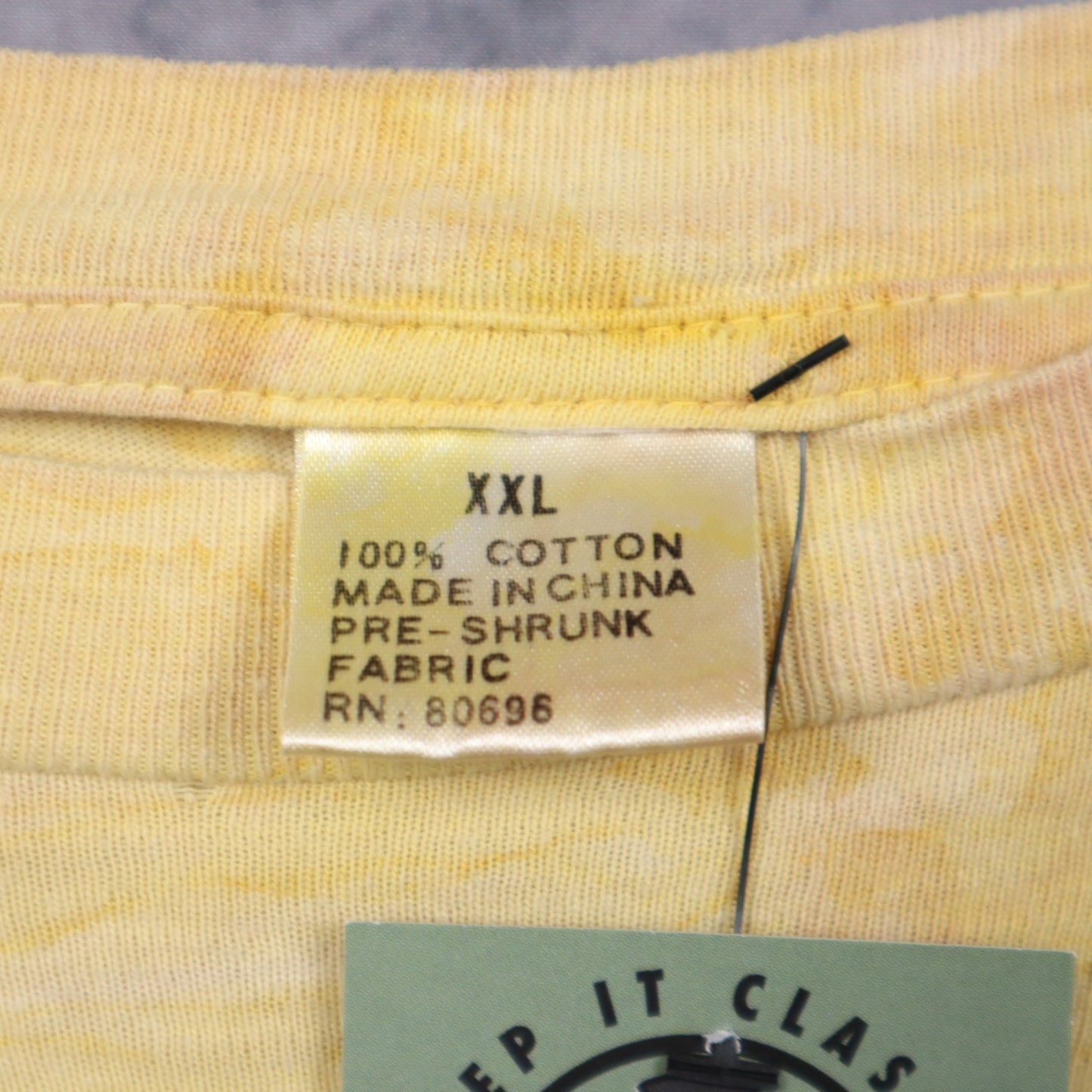 1995 Pink & Yellow Tie Dye Van Halen Balance Shirt 4926