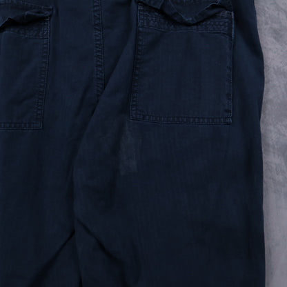 90s Navy Blue Polo Ralph LAuren Utility Cargo Pants 5061