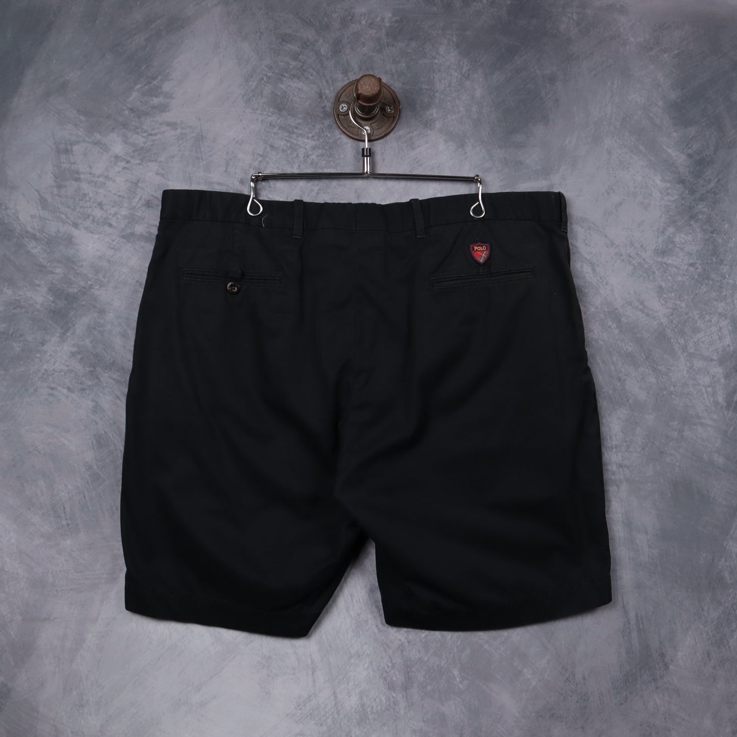 Y2K Black Polo Golf Ralph Lauren Chino Shorts 5195