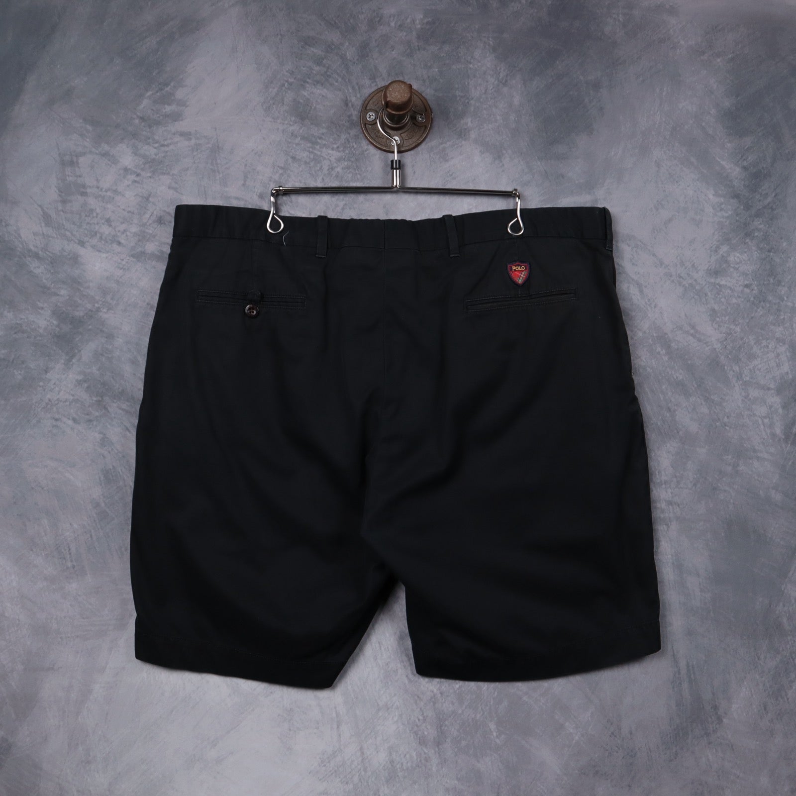 Y2K Black Polo Golf Ralph Lauren Chino Shorts 5195