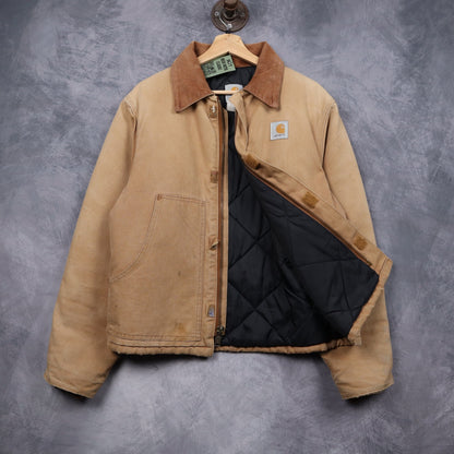 90s Tan Carhartt Cropped Arctic Work Jacket 4808