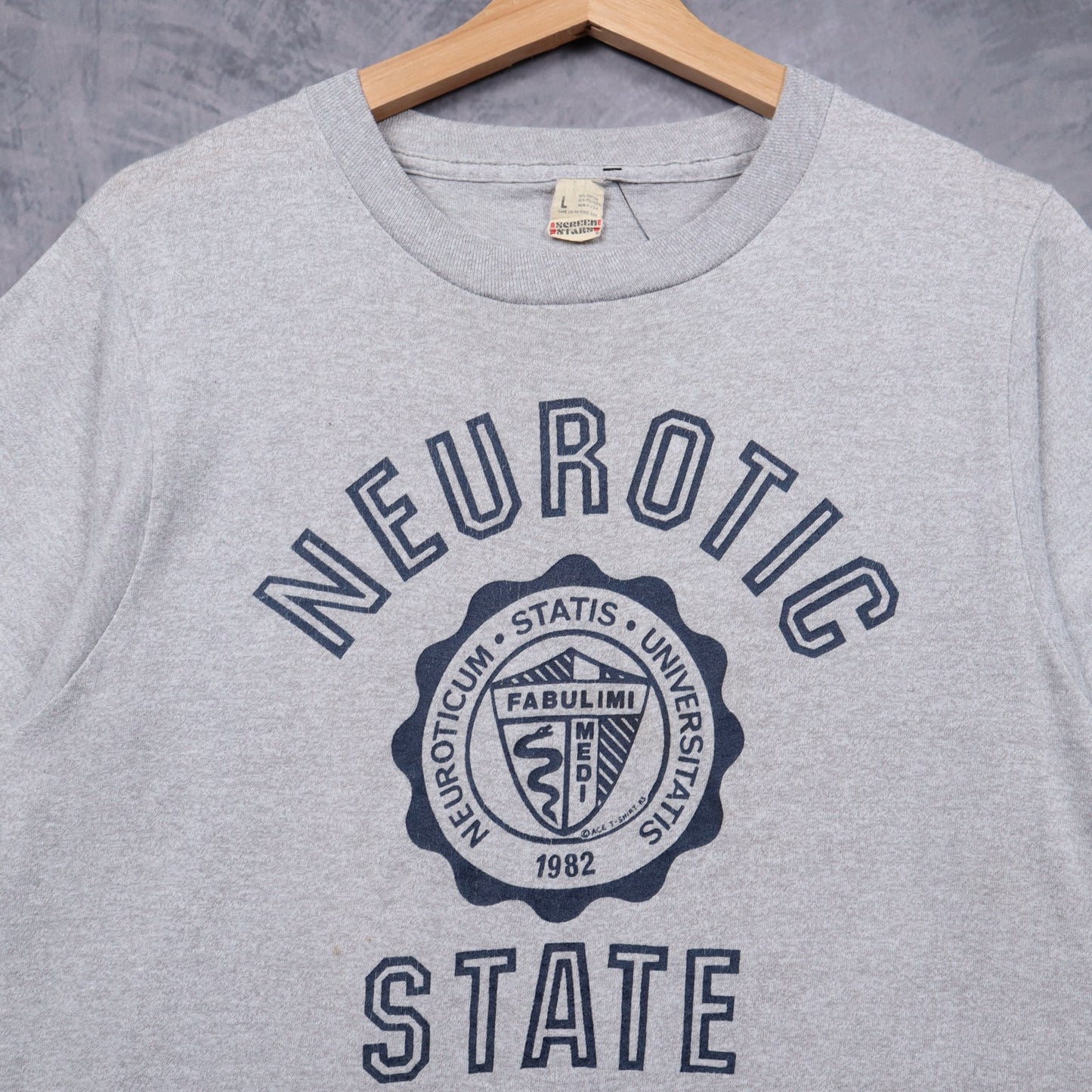 1982 Heather Grey Neurotic State Shirt 5151