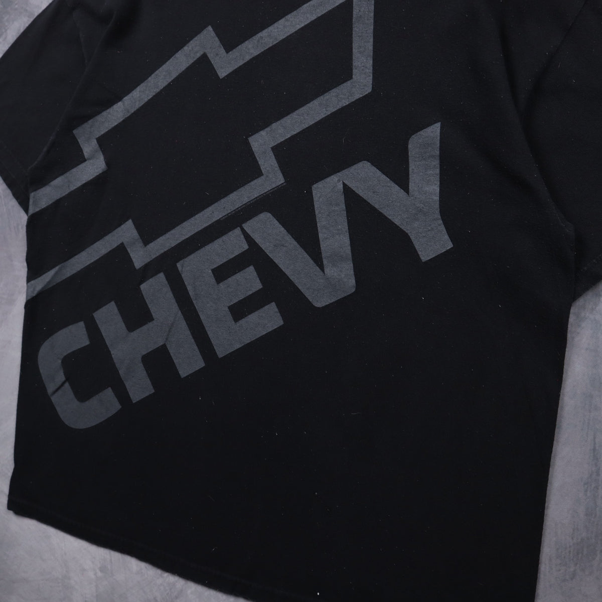 90s Black Chevy Big Logo Shirt 7239