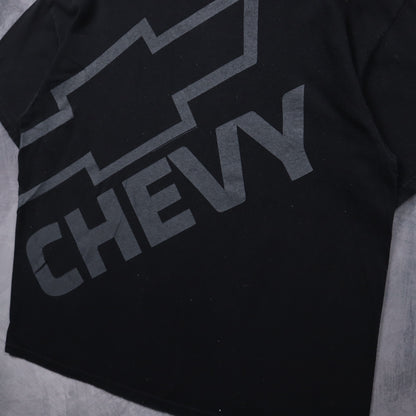 90s Black Chevy Big Logo Shirt 7239
