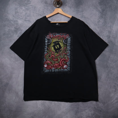 90s Black Skinny Puppy Tentacles Shirt 5440