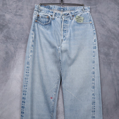 90s Light Wash Levi's Faded Denim Jeans 5057