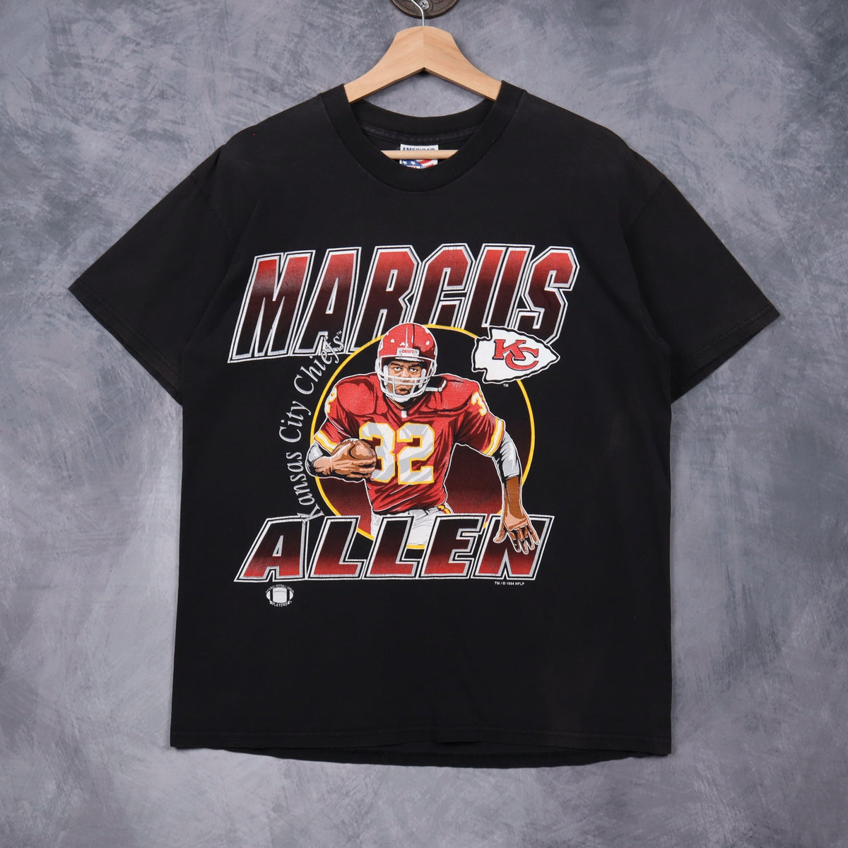 1994 Black Marcus Allen Kansas City Chiefs Shirt 6761