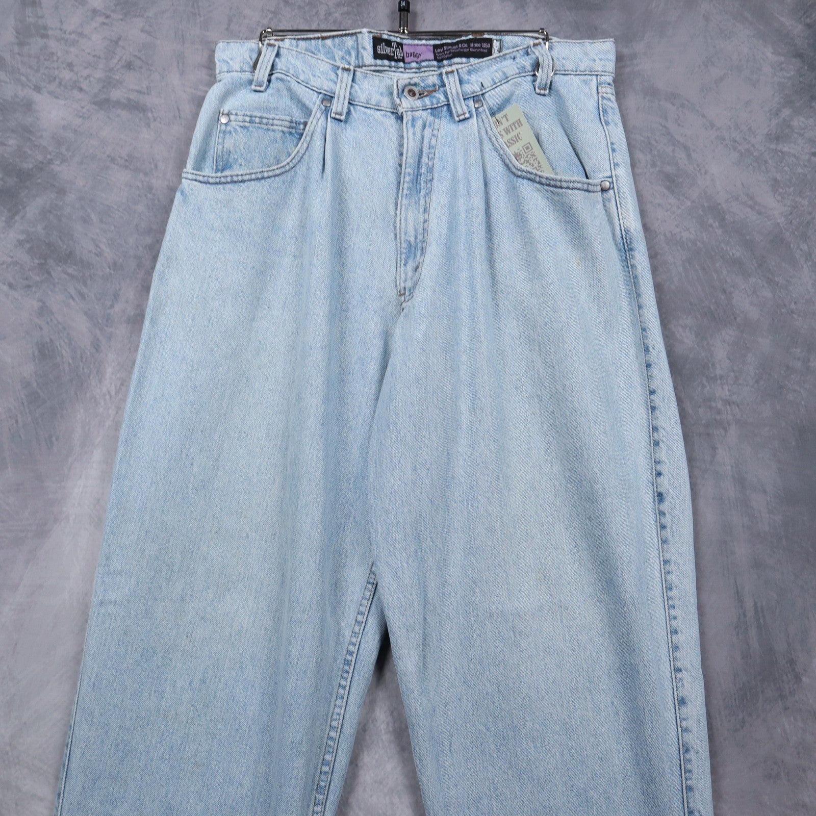 90s Light Wash Levi's SilverTab Baggy Jeans 5056