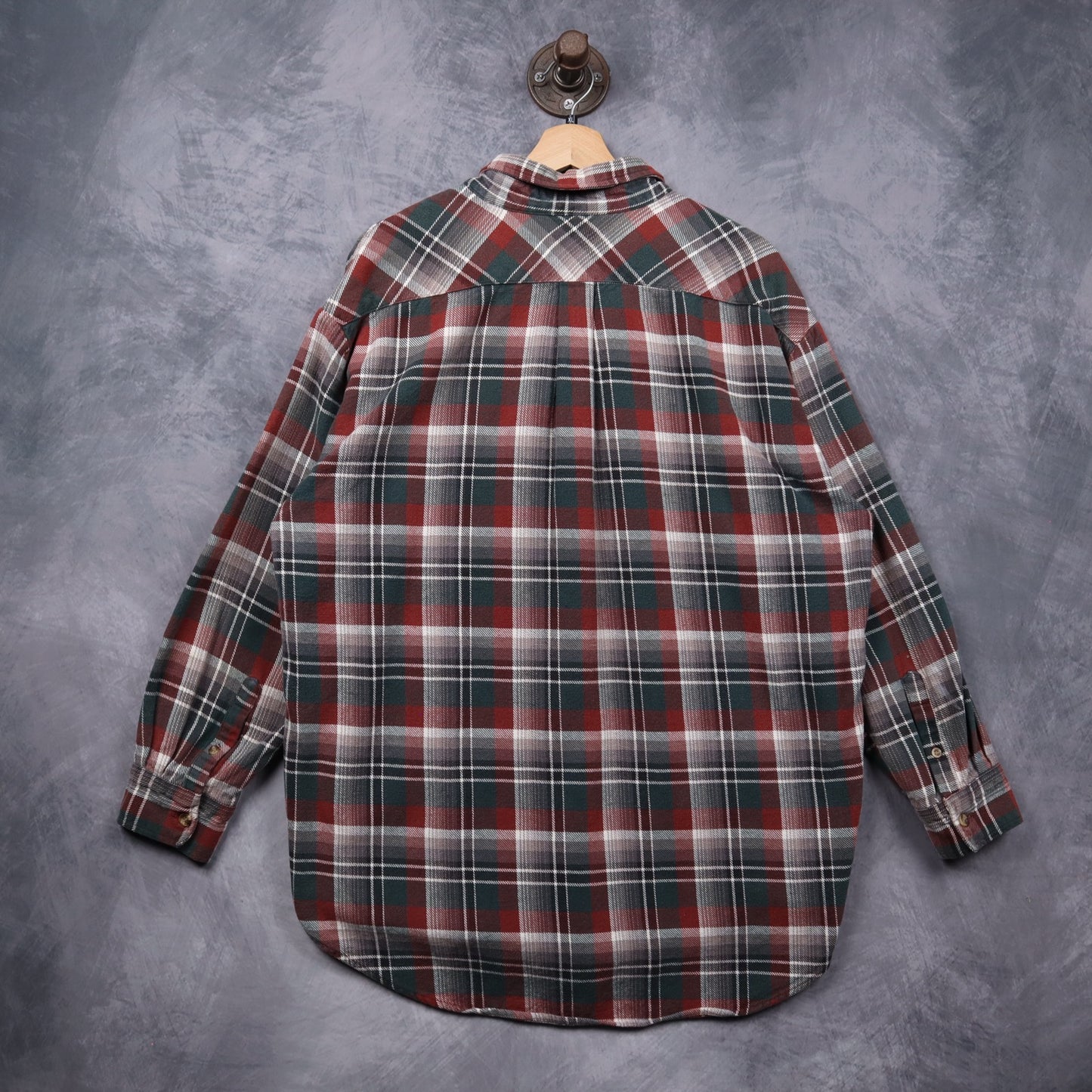 90s Red Plaid Dickies Flannel Shirt 5606
