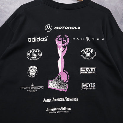 1996 Black Motorola Austin Marathon Shirt 4668
