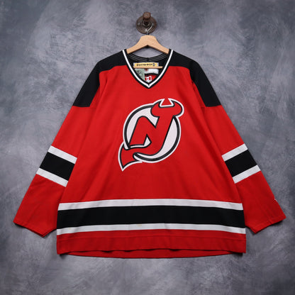 90s Red New Jersey Devils KOHO NHL Hockey Jersey 4870