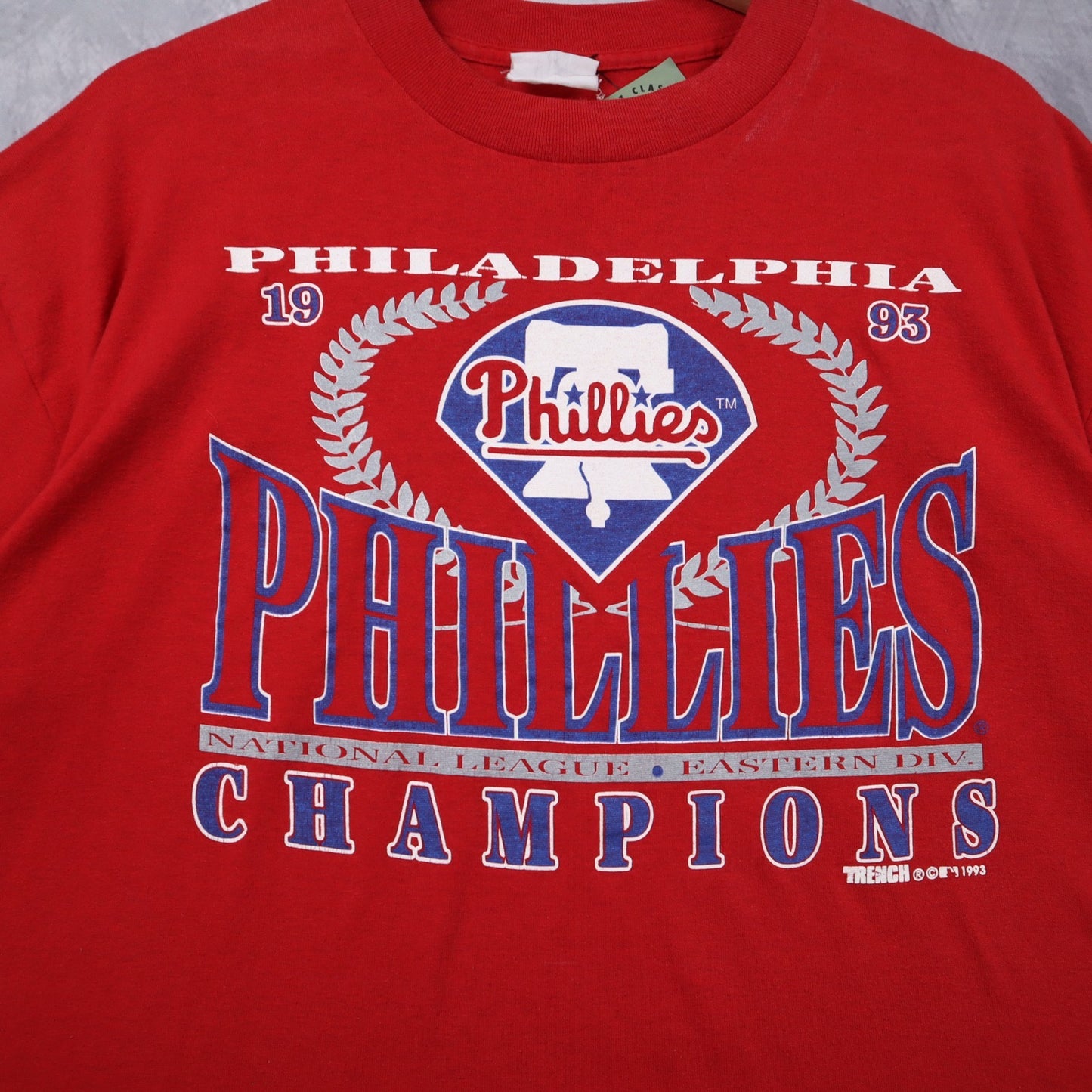 1993 Red Philadelphia Phillies National League Champions Shirt 4694