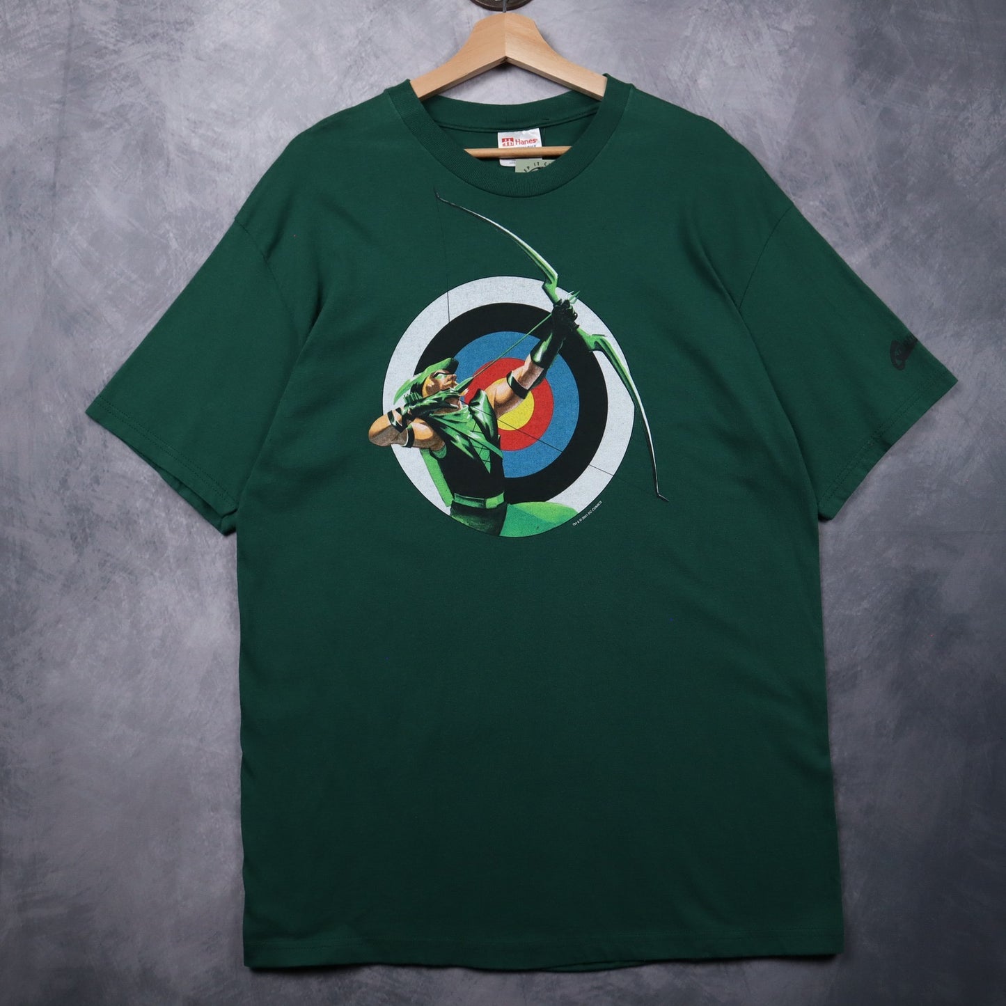 2001 Green Green Arrow DC Comics Shirt 4644