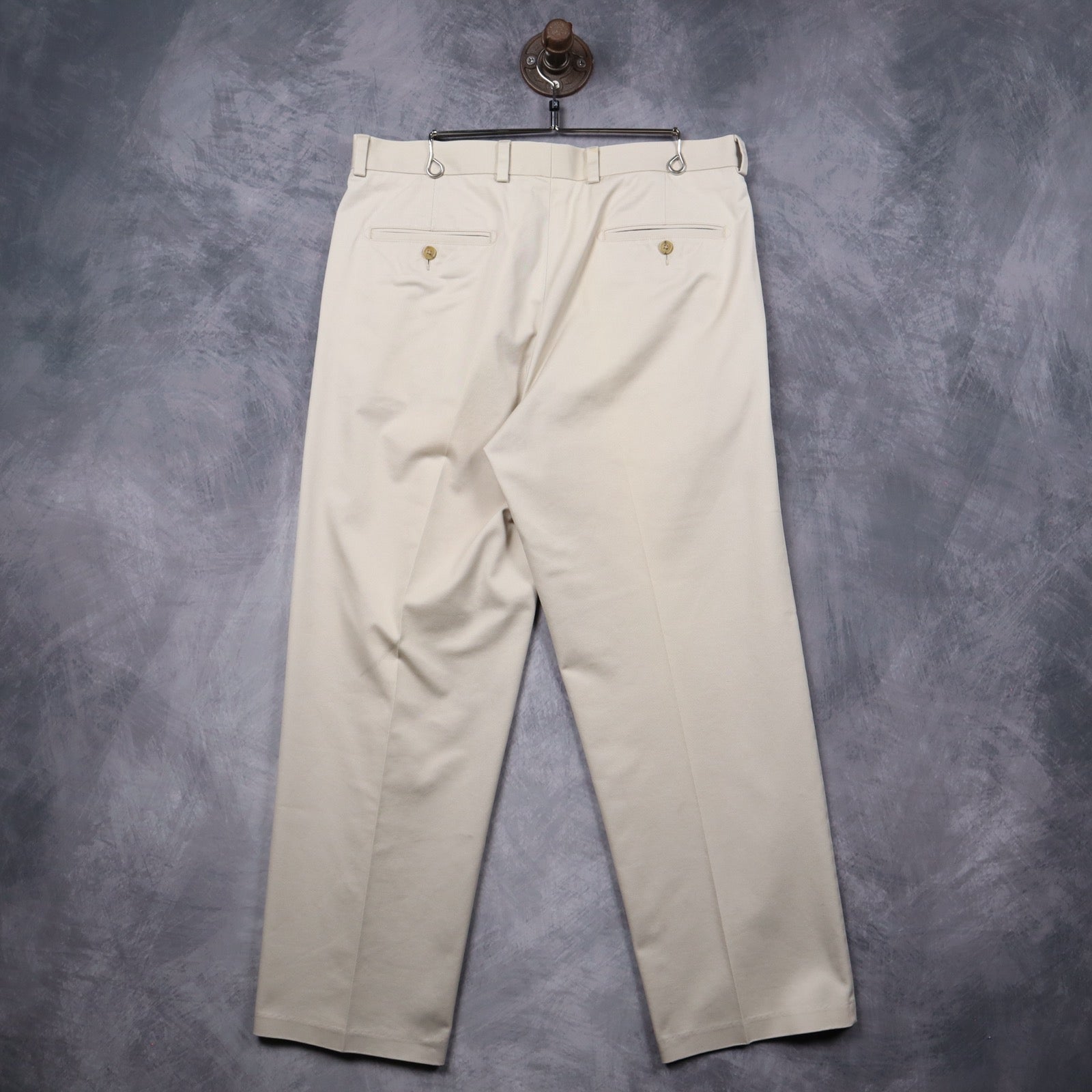 90s Cream Nordstrom Pleated Trousers 5219
