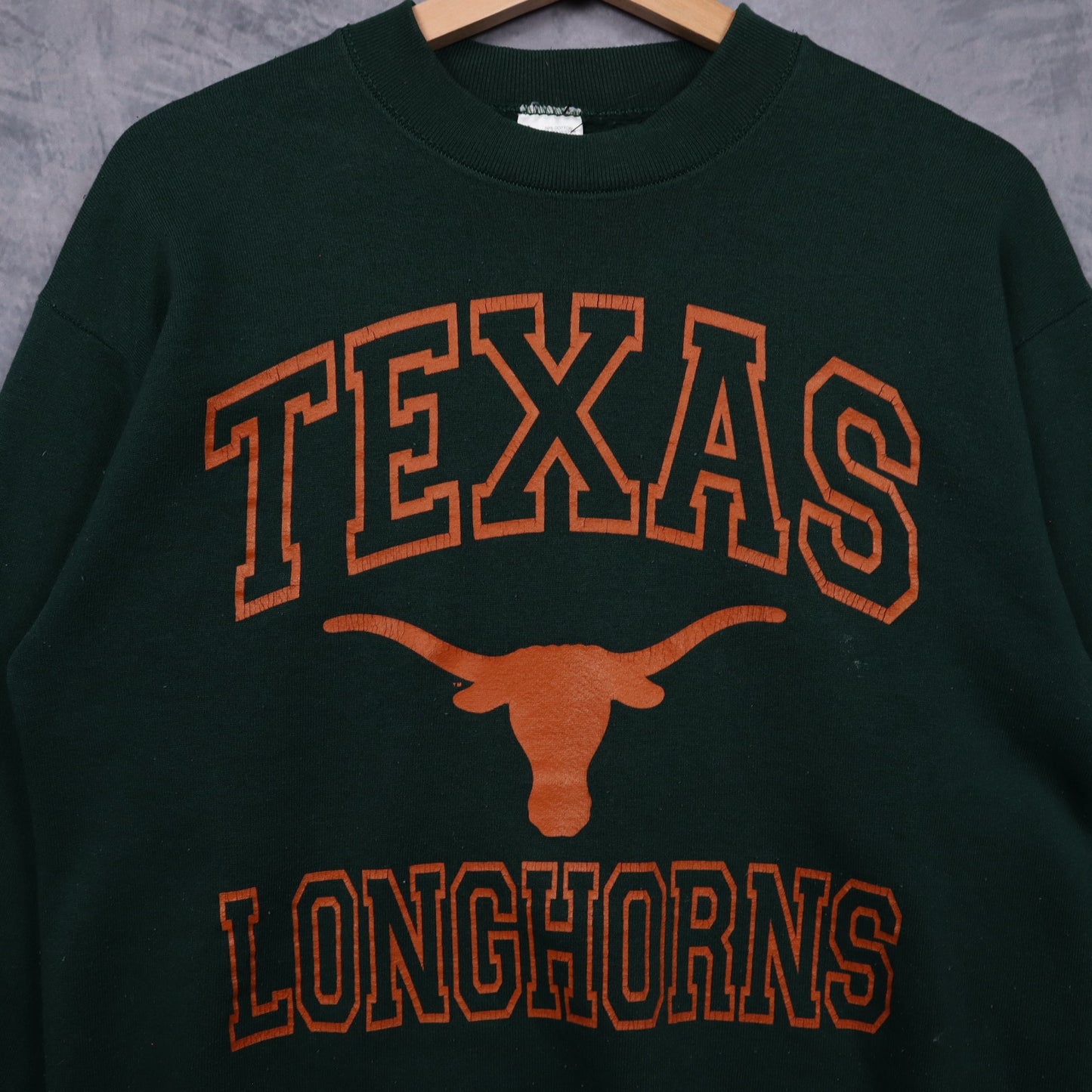 90s Green Texas Longhorns Crewneck Sweatshirt 5717