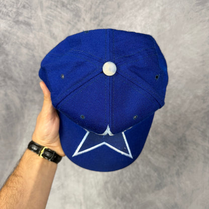 90s Blue Dallas Cowboys Snapback Hat 6804