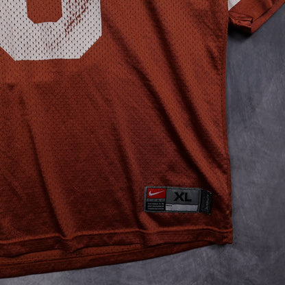 Early 00s Burnt Orange Nike Texas Longhorns Rose Bowl National Championship Jersey 5886