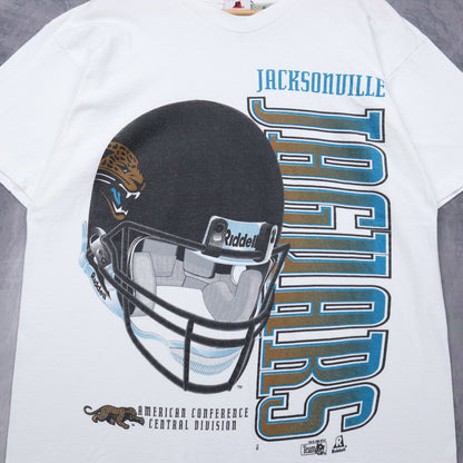 1995 White Jacksonville Jaguars Helmet Shirt 6683