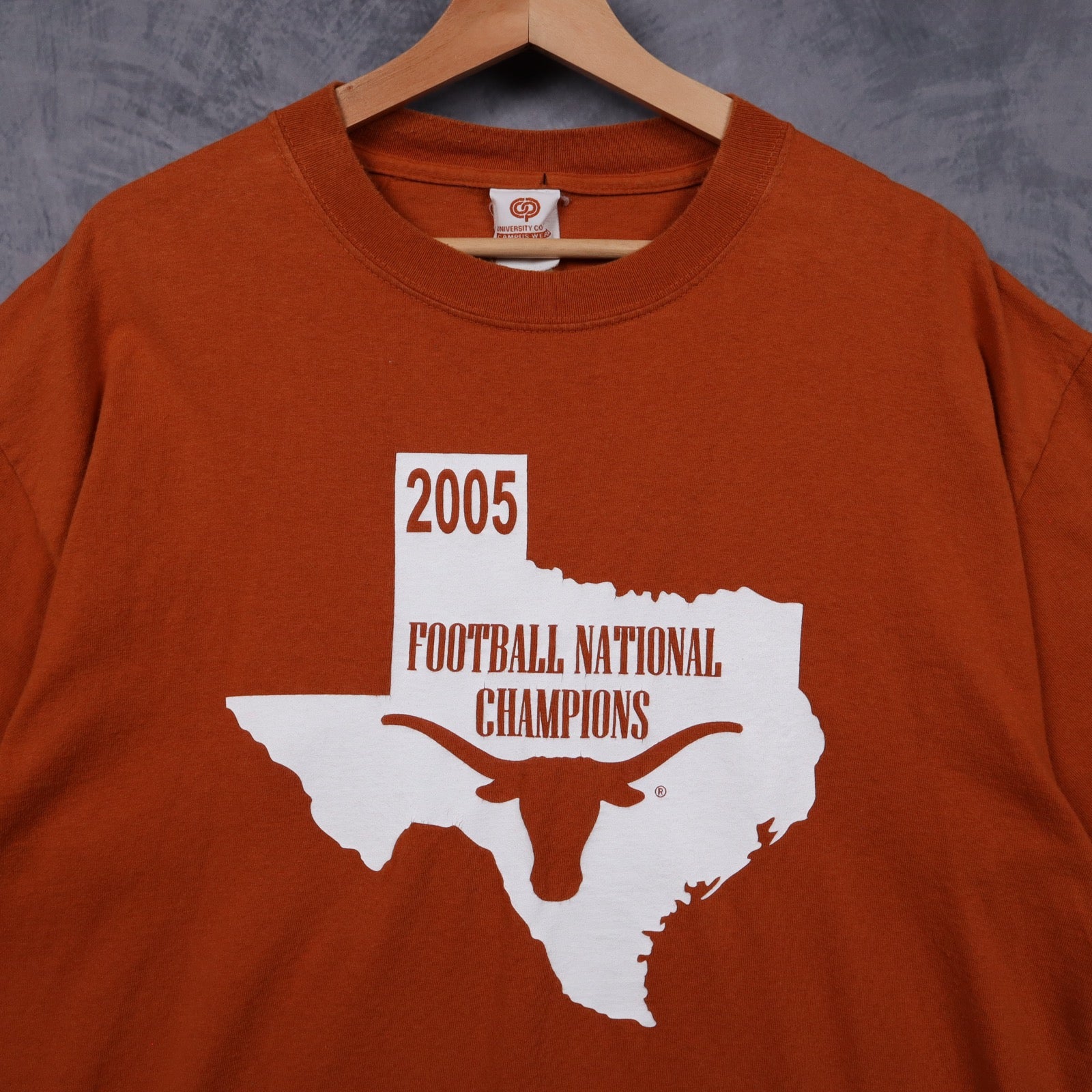 2005 Burnt Orange Texas Longhorns Football National Champions Shirt 5846