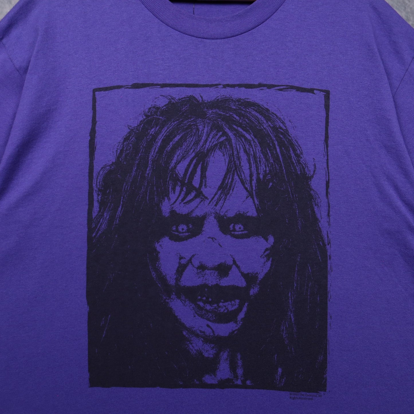 1993 Purple The Exorcist Shirt 5509