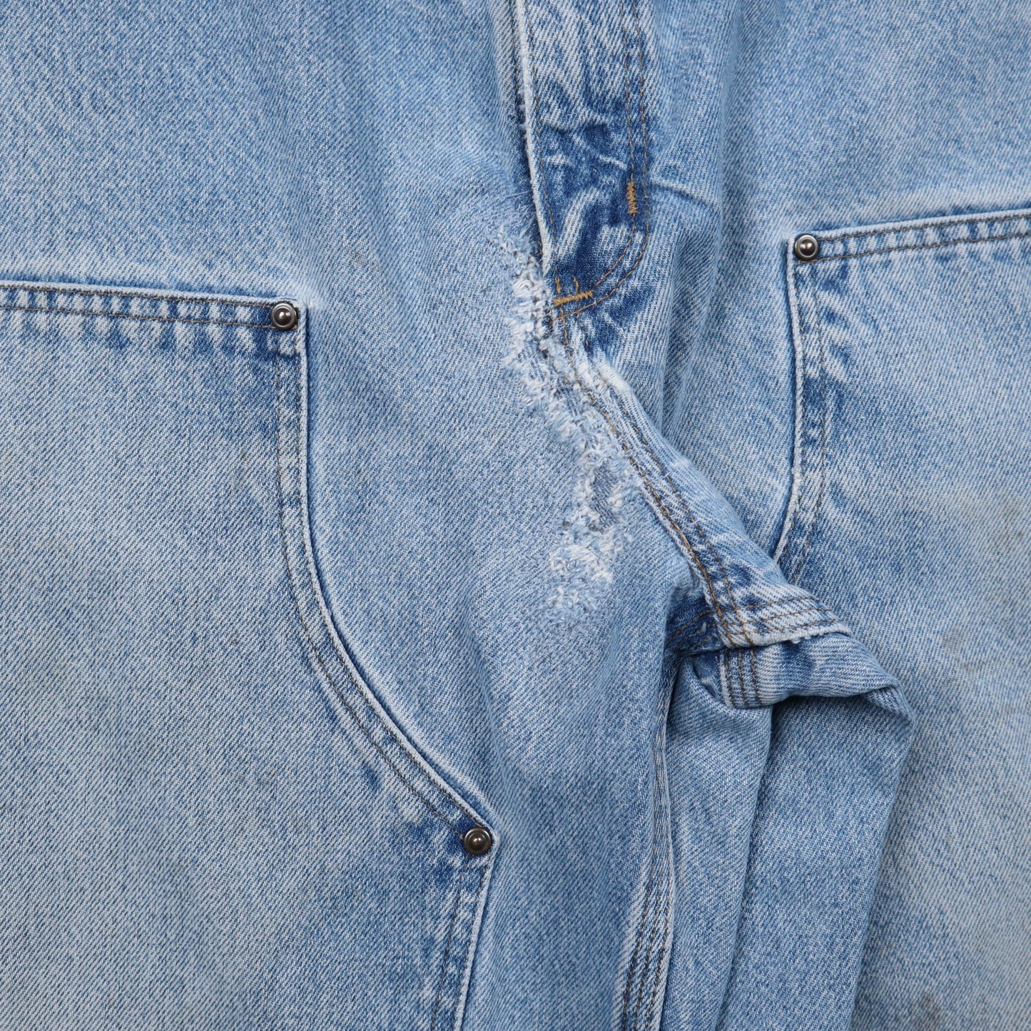 Y2K Light Wash Carhartt Double Knee Loose Original Fit Jeans 5052