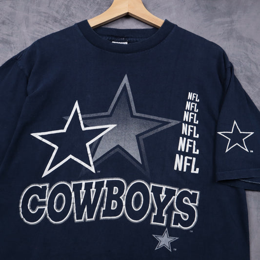 90s Navy Blue Dallas Cowboys NFL Shirt 6648