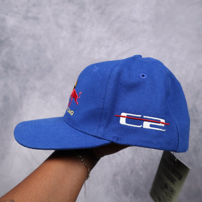 90s Blue Red Bull Cheever Racing Hat 7347