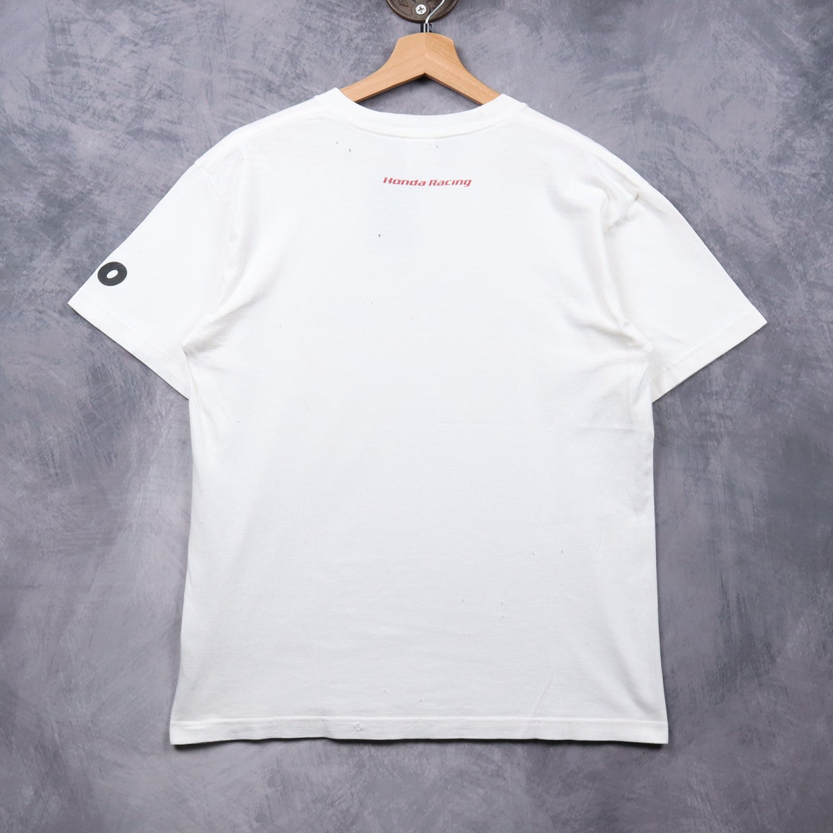 Early 00s White Honda Racing Takuma Sato Shirt 7277
