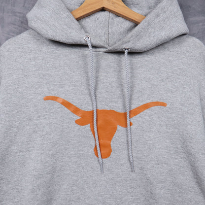 00s Grey Texas Longhorns Champion Hoodie 5637