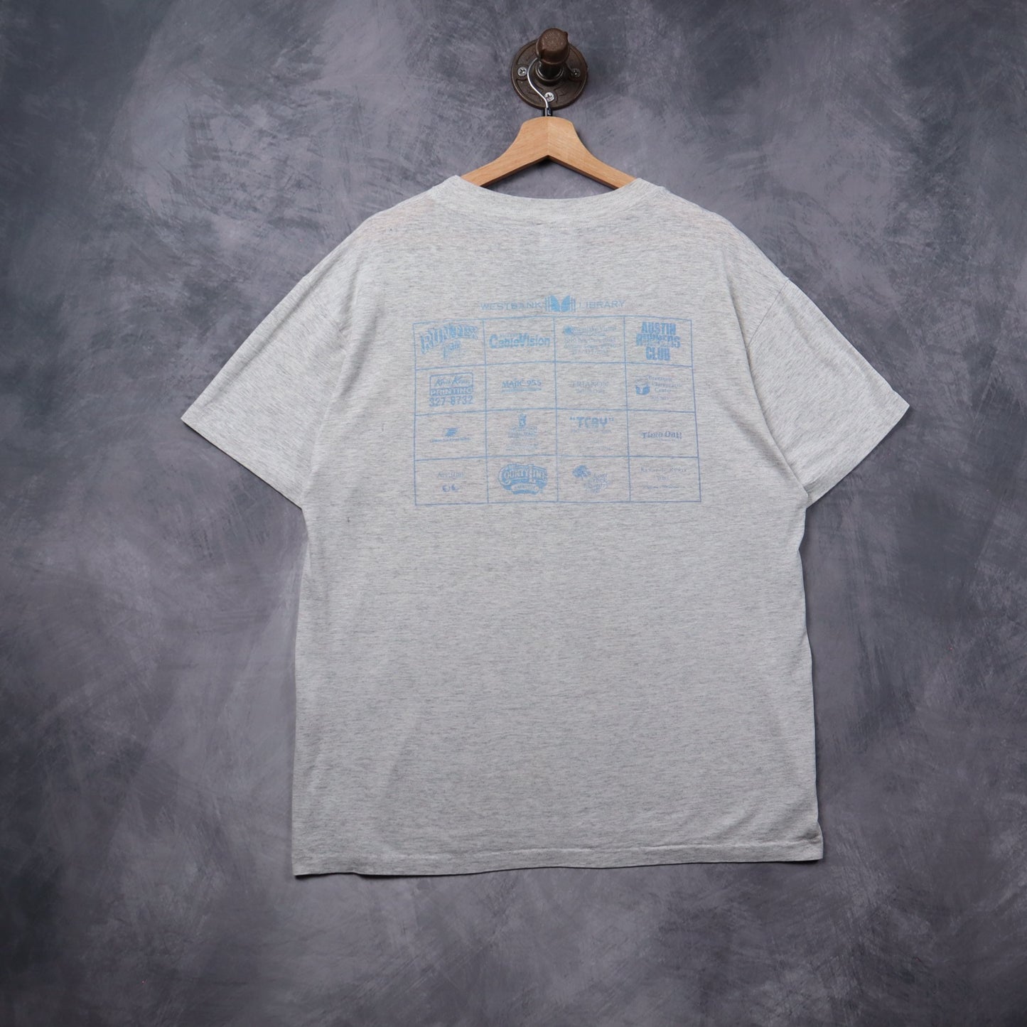 1992 Heather Gray Westbank Challenge Halloween Austin Texas Shirt 5384